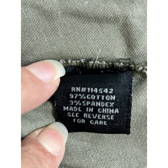 Jou Jou Military Style‎ Camo Jacket Silver Buttons. Flap & Side Pockets Wm Sz SM - Picture 8 of 8